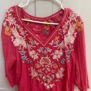 Johnny Was Embroidered Blouse (Large)